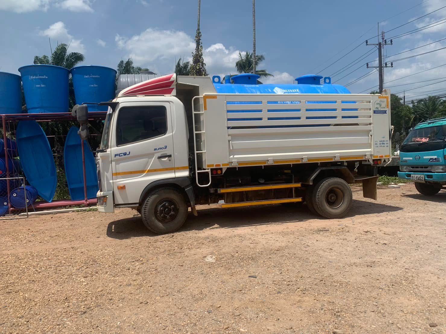 ถังไฟเบอร์กลาสทรงแคปซูลสำหรับรถบรรทุกน้ำถังเก็บน้ำบนดินถังเก็บน้ำฝังดิน